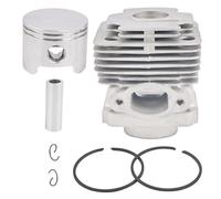 Hujago 61112035B Kit di ricostruzione pistone cilindro da 45 mm per Oleo-Mac 453BP-Ergo 753S 753T 755 Master OS530-Ergo OS550-Ergo Efco 8530IC 8535 8535Ergo 8550Boss 8753BAV Decespugliatore