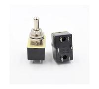 HUJWLBWF 2 Pezzi ON-off Piccolo Interruttore di Alimentazione Interruttore a Pulsante Inserire Il Pin 2 Posizione 3A 220V Interruttore a levetta