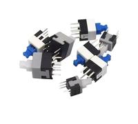 HUJWLBWF 2PCS Button Switch 7 * 7MM 3PIN Self-Locking