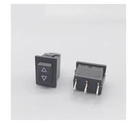 HUJWLBWF 5PCS momentary Rocker Switch 3 Flat Pins,Both Sides Spring to Middle After Released,Mom on - off - Mom on21 * 15MM