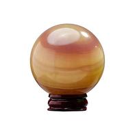 HUJWLBWF Crystal Ball Desktop Decoration Office Home Gift Green Fluorite Elegant Versatile Ornament for Living Room Study Garden,A,50~60mm