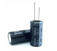 HUJWLBWF Electrolytic Capacitor 25V 10000UF 50PCS