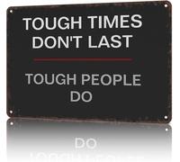 HUJWLBWF Rustic Tin Sign Difficult Moments Pass Resilient Souls Remain Encouraging Print Wall Decoration for College Dorm Kitchen Bar 8 X 12 in
