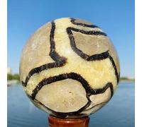 HUJWLBWF Septarian Dragon Crystal Gem Sphere Ball Ornaments