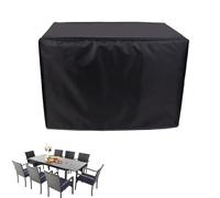 HUJZJY Copertura per Mobili da Giardino di Coperture 125x70x100cm, Copertura Tavolo da Giardino Rettangolare, Impermeabile Oxford Copertura Tavolo Giardino, per Protezione Sedie Tavoli