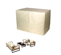 HUJZJY Copertura per Mobili da Giardino di Coperture 50x50x50cm, Copertura Tavolo da Giardino Rettangolare, Impermeabile Oxford Copertura Tavolo Giardino, per Protezione Sedie Tavoli