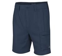 HUK Next Level-Pantaloncini da Pesca da Uomo, ad Asciugatura Rapida, 17,8 cm Tempo Libero, Sargasso Mare