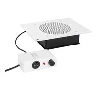 HuKaiL Embedded aspiratore per unghie, 6 W 3650RMP aspirazione polvere per unghie con superficie sottovuoto da 4,25 "D e griglia di diametro 4 mm, aspirapolvere per unghie con 2 sacchetti per la casa,