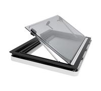HuKaiL Finestra di esposizione per camper e camper, 900 x 500 mm, in alluminio, protezione solare e insetti, finestra laterale per roulotte, camper, camper, rimorchi, veicoli convertiti