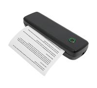HuKaiL Stampante termica Bluetooth portatile, formato A4 203dpi, stampante termica con IOS, Android, Windows, MacOS per carta termica da 5,7 - 21,6 cm di larghezza, 29 x 9 x 5,8 cm