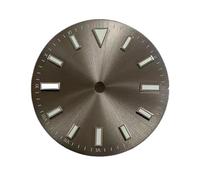 HUKILU yaoqijie Accessori for orologi modificati Quadrante Sunray Strisce Chiodi Font luminoso verde Adatto for movimento NH35/8215/2836 lasting(Grigio)