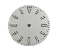 HUKILU yaoqijie Accessori for orologi modificati Quadrante Sunray Strisce Chiodi Font luminoso verde Adatto for movimento NH35/8215/2836 lasting(Frosted white)
