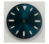 HUKILU yaoqijie Accessori for orologi modificati Quadrante Sunray Strisce Chiodi Font luminoso verde Adatto for movimento NH35/8215/2836 lasting(Black and blue)