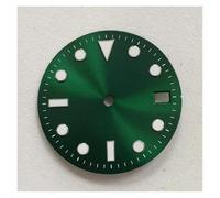 HUKILU yaoqijie Accessori for orologi NH35 Quadrante for orologio da 29 mm Quadrante luminoso blu for movimento NH3A lasting(29mm-green)