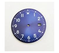 HUKILU yaoqijie Accessori for orologi Quadrante Pilota Quadrante Verde Luminoso Adatto for Movimento NH35/36/4R lasting(Blu)