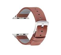 HUKILU yaoqijie Cinturini in pelle casual compatibili con 8 7 6 5 4 3 cinturini for orologi 38mm 40mm 41mm 42mm 44mm 45mm cinturini compatibili con Iwatch lasting(Brown-S,38mm 40mm 41mm)