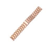 HUKILU yaoqijie Cinturino da uomo in acciaio inossidabile for cinturino GT3 da 42 mm e 46 mm in metallo, in acciaio inossidabile, for smartwatch lasting(Rose,22mm)