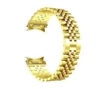 HUKILU yaoqijie Cinturino in acciaio for orologio 6 Classic 43 47mm Cinturino in metallo Quick Fit for orologio 6/5/4 40mm 44mm 5Pro 45mm lasting(Gold,6 Classic 43mm 47mm)