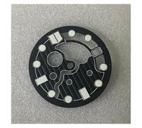 HUKILU yaoqijie Quadrante dell'orologio cavo da 28,5 mm, accessori for orologi luminosi verdi, quadranti for movimento NH35/NH36 con posizione ore 3 lasting(schwarz)