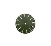 HUKILU yaoqijie Quadrante dell'orologio da 28,5 mm for movimento NH35 BGW9 quadrante dell'orologio meccanico luminoso blu verde lasting(Army Green)
