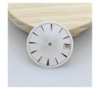 HUKILU yaoqijie Quadrante dell'orologio da 29 mm con superficie a motivo radiale e data singola Parti di ricambio for orologi da uomo e da donna for movimento NH35/NH36 lasting(Rose White)