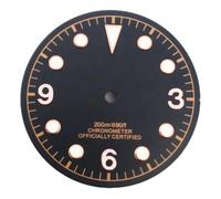 HUKILU yaoqijie Quadrante dell'orologio da 30,5 mm verde luminoso for movimento degli orologi NH35 NH36 parte accessoria lasting(Dial 9)
