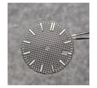 HUKILU yaoqijie Quadrante dell'orologio da 31,8 mm + lancette verdi luminose Accessori di ricambio for movimento NH35 lasting(Black sliver)
