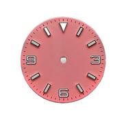 HUKILU yaoqijie Quadrante dell'orologio digitale 369 3c Super Green Glow in the dark 28,55 mm for montaggio di parti di quadranti di orologi con movimento automatico NH35 NH36 lasting(WZ-N-82)