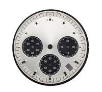 HUKILU yaoqijie Quadrante VK63 Quadrante Panda VK63 Logo personalizzato Cronografo Elettronico Multifunzione Quadrante luminoso Lancette VK63 Adatto for movimento VK63 lasting(Dial-5)