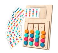 Hukipoin Colori assortiti - Gioco in legno con 12 carte educative - Imparare i colori per bambini, per bambini 3 anni in su, regalo di viaggio per ragazze