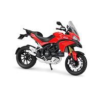 HUKLAB modellino Moto Regali creativi Scala 1/12 per Ducati Multistrada 1200S Modello di Moto Pressofuso in Lega da Collezione