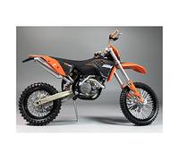 HUKLAB modellino Moto Regali creativi Scala 1/12 per KTM 450 EXC 09 Decorazioni Modello Moto Pressofuso in Lega Ad Alta Simulazione