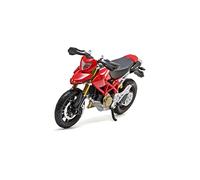 HUKLAB modellino Moto Regali creativi Scala 1/18 per Ducati Hypermotard Modello di Motocicletta di Lusso da Collezione Souvenir