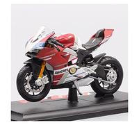 HUKLAB modellino Moto Regali creativi Scala 1/18 per Ducati Panigale V4 S Corse High Simulation Motorcycle Model Decoration