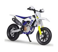 HUKLAB modellino Moto Regali creativi Scala 1/18 per Husqvarna FS 450 in Lega Die-Cast Super Moto Modello Replica Decorazioni