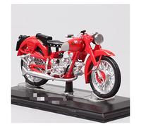 HUKLAB modellino Moto Regali creativi Scala 1/24 per Moto Guzzi Falcone Imitazione Modello di Moto Giocattolo per Bambini Decorazione
