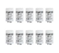 Hukneqn 10 Pezzi Starter per Lampade Fluorescenti Neon 4-65W, Universali 220-240V, Sicuri e Ignifughi, per Illuminazione Efficace e Duratura