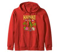 Hula Girl Hawaii Aloha Beach Vibes Retro Pinup Hawaiana Felpa con Cappuccio