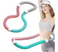Hula hoop morbido ponderato per adulti, 1,5 kg, pieghevole, per fitness, dimagrante, portatile, per perdere peso, pilates ed esercizi a casa (A, 1 kg)