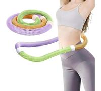 Hula hoop morbido ponderato per adulti, 1,5 kg, pieghevole, per fitness, dimagrante, portatile, per perdere peso, pilates ed esercizi a casa (C, 1,2 kg)