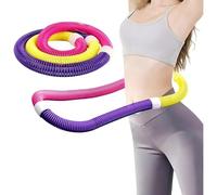 Hula hoop morbido ponderato per adulti, 1,5 kg, pieghevole, per fitness, dimagrante, portatile, per perdere peso, pilates ed esercizi a casa (B, 1 kg)
