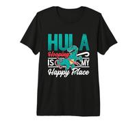 Hula Hooping è Il Mio Posto Felice AMA Hoop Fitness Hooping Maglietta Premium