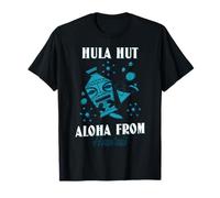 Hula Hut Aloha daHawaii Hawaiian Vibes luau Aloha Maglietta
