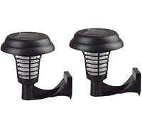 HULA Lampada Antizanzare, 2 Pacchi Lampade Solari da Parete Repellenti per Esterni Lampada Antizanzare Solare a led Zapper Zapper Impermeabile (Parete)