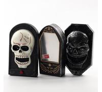Hulaiyaa Campanello di Halloween, Halloween Diabolico Campanello Porta con Voce Orribileo, Decorazione di Oggetti di Scena per Feste Campanello Horror di Halloween per Bar Casa Stregata Escape Room