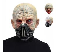 Hulaiyaa Maschera Zombi di Residenza Adulto, Halloween Lattice Horror Mostro Realistica Maschera per Halloween Festa Vestirsi Spaventosa Costume Cosplay Decorazione