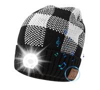 HULG Cappello Bluetooth Regali Natale, Berretto Bluetooth Uomo Cappello Uomo Invernali con Cuffie Bluetooth Idee Regalo Uomo Donna Berretto Bluetooth Sport all'Aria Aperta (Color-06)