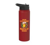 Huling è la mia birra per hobby è la mia ricompensa. Huling Stainless Steel Insulated Water Bottle