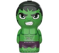 Hulk 2 in 1, gel doccia e shampoo, statuetta 3D con grande profumo, per bambini e adulti (400 ml)