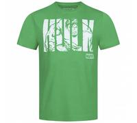 Marvel Hulk Text T-Shirt, Verde (Irish Green Grn), (Taglia Produttore: Medium) Uomo